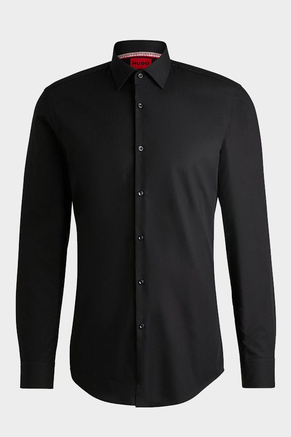 ΠΟΥΚΑΜΙΣΟ HUGO - 001 ΜΑΥΡΟ